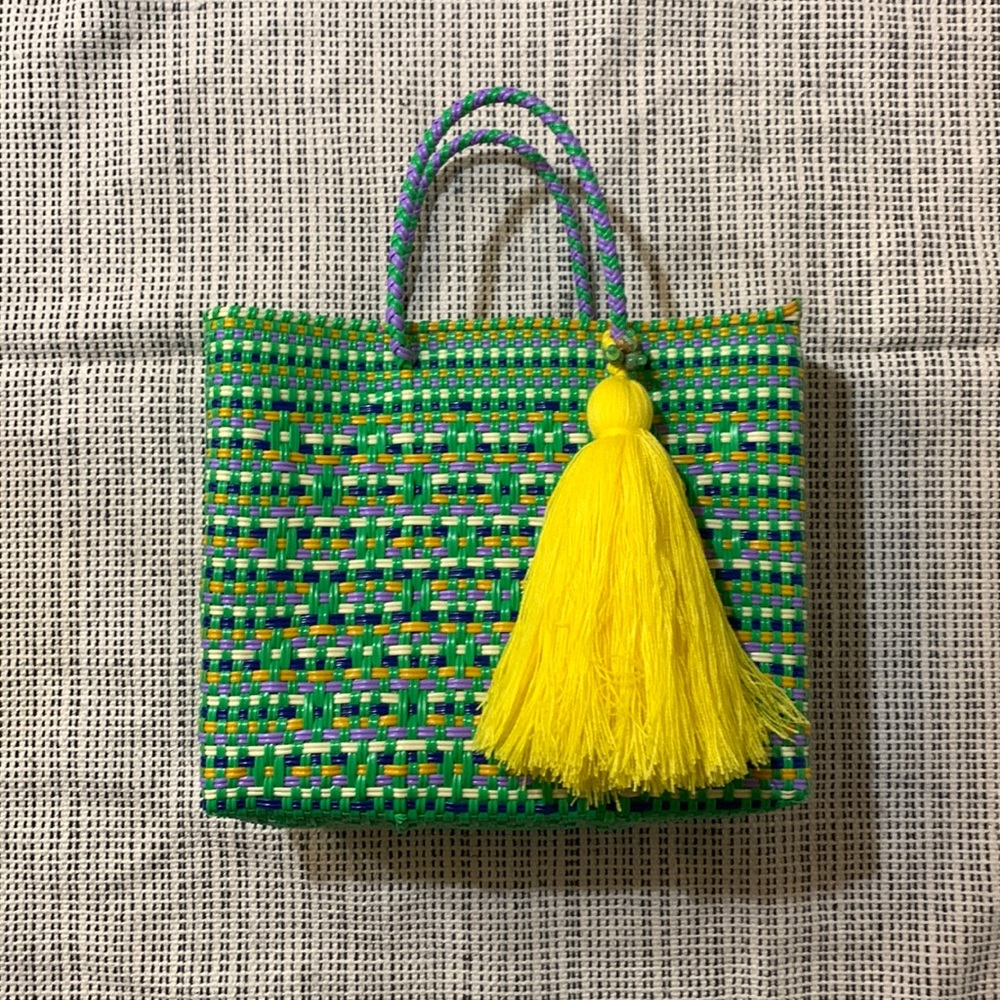 Mexican woven tote